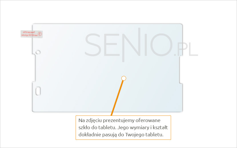 Dedykowane szkło (glass) na tablet Apple New iPad Air (iPad 5) Dedykowane szkło hartowane (tempered glass) na tablet Lenovo Tab 3 TB3-850M / TB3-850F